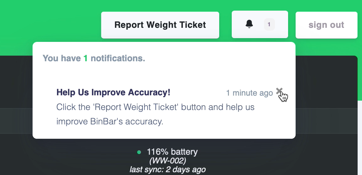 improve accuracy button