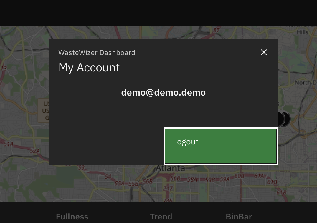 account dialog