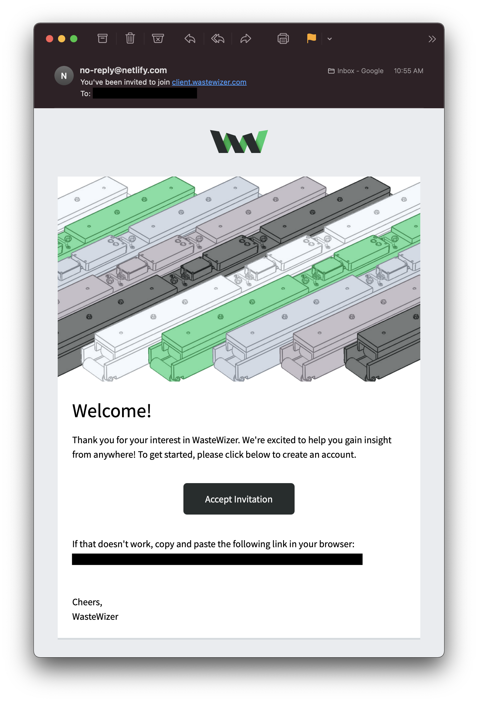 Scalable Systems Group invite email